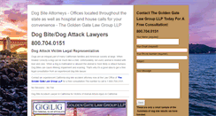 Desktop Screenshot of dogbitehelp.info